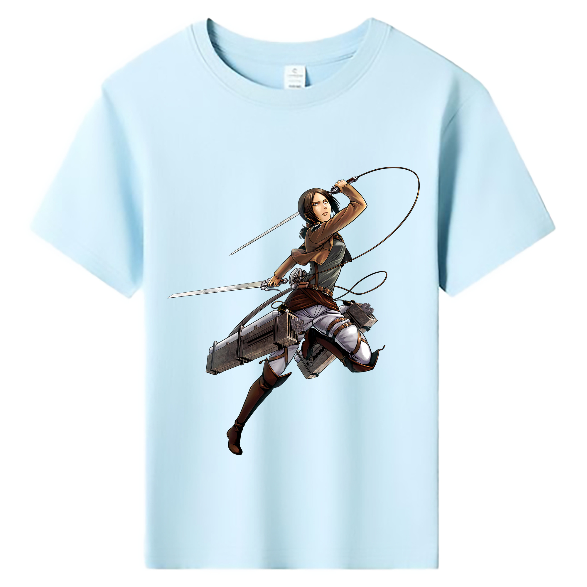 （画像用） 進撃の巨人 Attack on Titan 綿100％キッズTシャツ（フロントプリント）